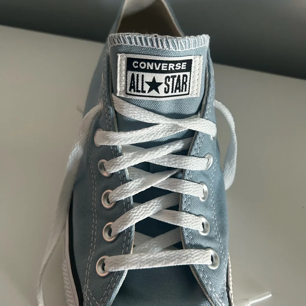 Converse All star blue low top sneakers size 9M/11W - Picture 7 of 9